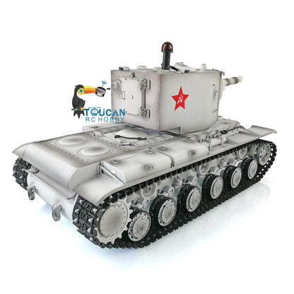 Henglong 1/16 7.0 Professional Edition RC Tank 3949 Soviet KV-2 Gigant FPV RTR Road Wheeled Radio Control Metal Tracks 360 FPV