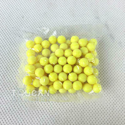 Plastic BB Shooting Pellets Diameter 6mm about 200PCS Universal for Henglong 1/16 Scale RC Radio Control Tank Model Toy Guns