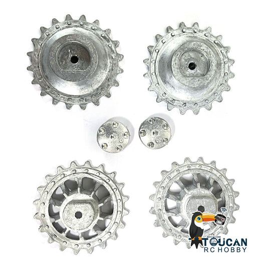 US Warehouse Metal Sprockets for Henglong 1/16 Scale RC Tank Armored Military Vehicle German Tiger I 3818 Panther 3819 Fittings