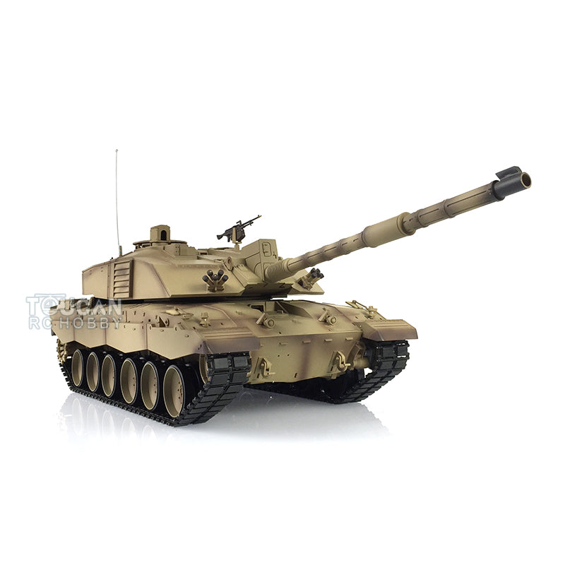 Henglong 1/16 Scale 7.0 2.4Ghz Plastic Version British Challenger II RTR RC Tank Model 3908 340 Turret Air Soft IR System