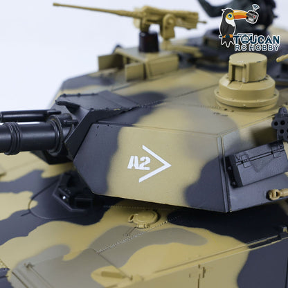 Heng Long 1/24 RC Tank Abrams M1A2 3816-2 2.4G Remote Control Battle Vehicle Panzer Simulation Model Painted Assembled