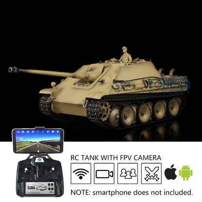 Henglong 1/16 TK7.0 Remote Control Tank Model 3869 Plastic Jadpanther w/ FPV Sound Effect BB Shooting IR Battling Tank Model