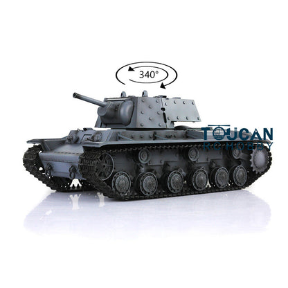 Henglong 1/16 2.4G RC Tank 3878 TK7.0 Plastic Soviet KV-1 RTR BB Shooting Tank w/ Engine Sound Outdoor Tank Gift for Boys