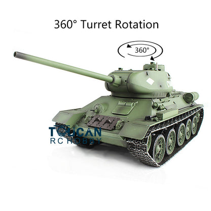 2.4Ghz Henglong 1:16 7.0 Plastic Version Soviet T34/85 RTR RC Tank Model 3909 360 Degrees Turret Radio Controller Main Board